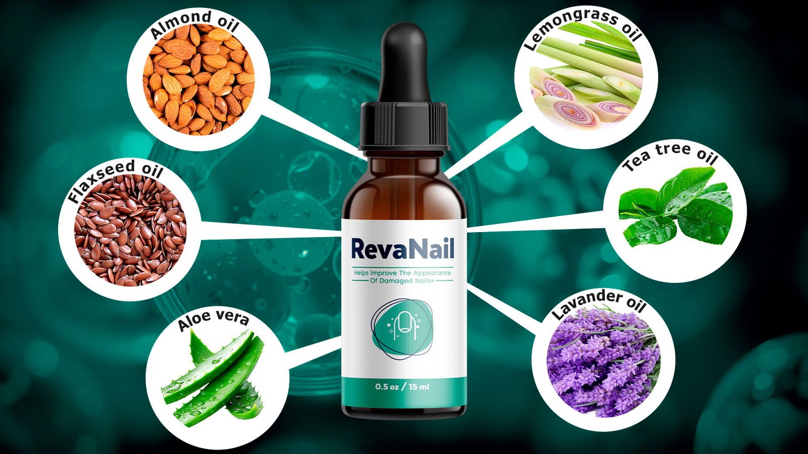 Revanail Bottle With Ingredients 